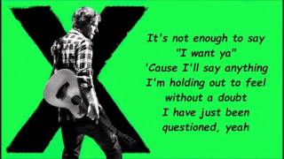 Touch And Go - Ed Sheeran [Lyrics]
