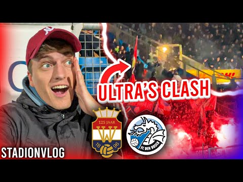 COMPLETE CHAOS Match Suspended BY ULTRAS At Willem II - FC Den Bosch (1-2)