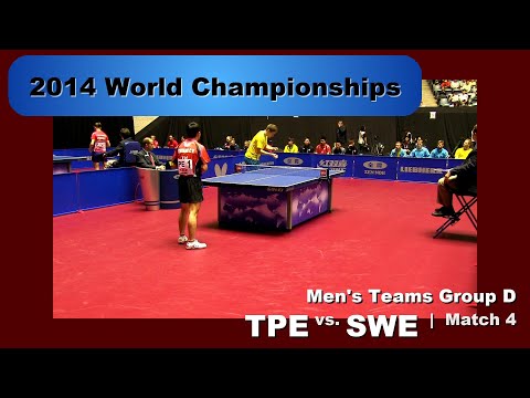 2014 WTTC Men's Team - Group D: TPE - SWE Match 4: Chuang Chih-Yuan v Kristian Karlsson