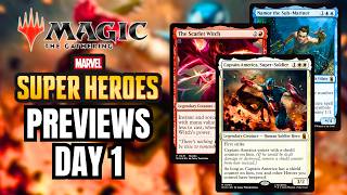 Massive Pile of Marvel Superheroes Previews | MTG Spoilers Day 1