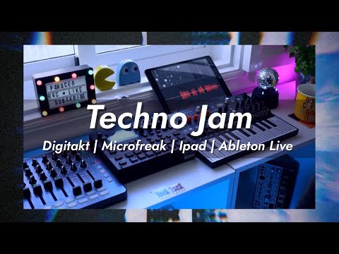Techno Jam  // Digitakt | Ableton Live | Arturia Microfreak | Samplr