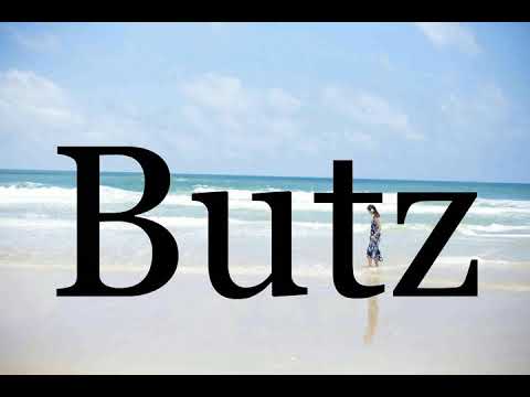 How To Pronounce Butz🌈🌈🌈🌈🌈🌈Pronunciation Of Butz