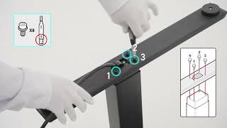 Guide d'assemblage du bureau assis-debout Secretlab MAGNUS Evo