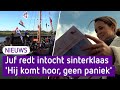 Sinterklaasintocht gered door juf Rosalie