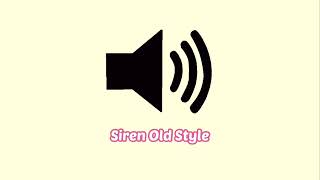 Siren Old Style Sound Effect