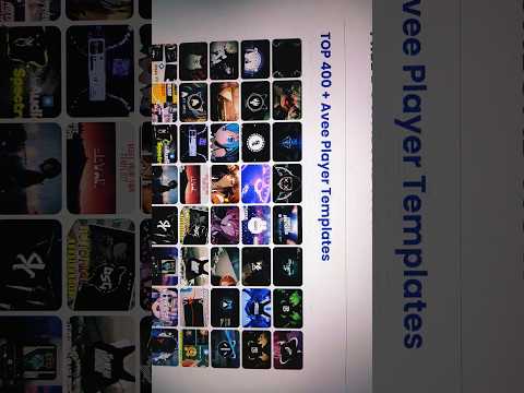 400+ Avee Player Templates | Free Download