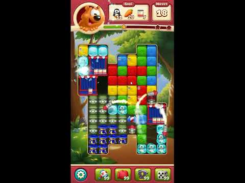 Toon Blast Level 6601 - NO BOOSTERS 🐻🐺🐱 | SKILLGAMING ✔️