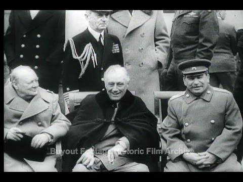 HD Historic Archival Stock Footage WWII Crimea Conference
