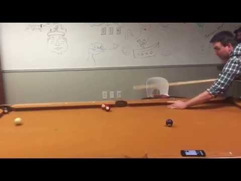 Pool shark in lederhosen