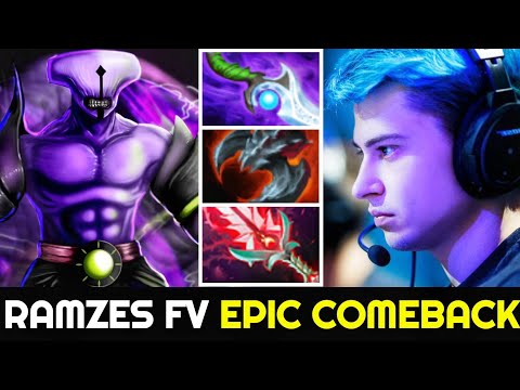 RAMZES Faceless Void - Top Immortal Carry Incredible Comeback Hard Game 7.25 Dota 2
