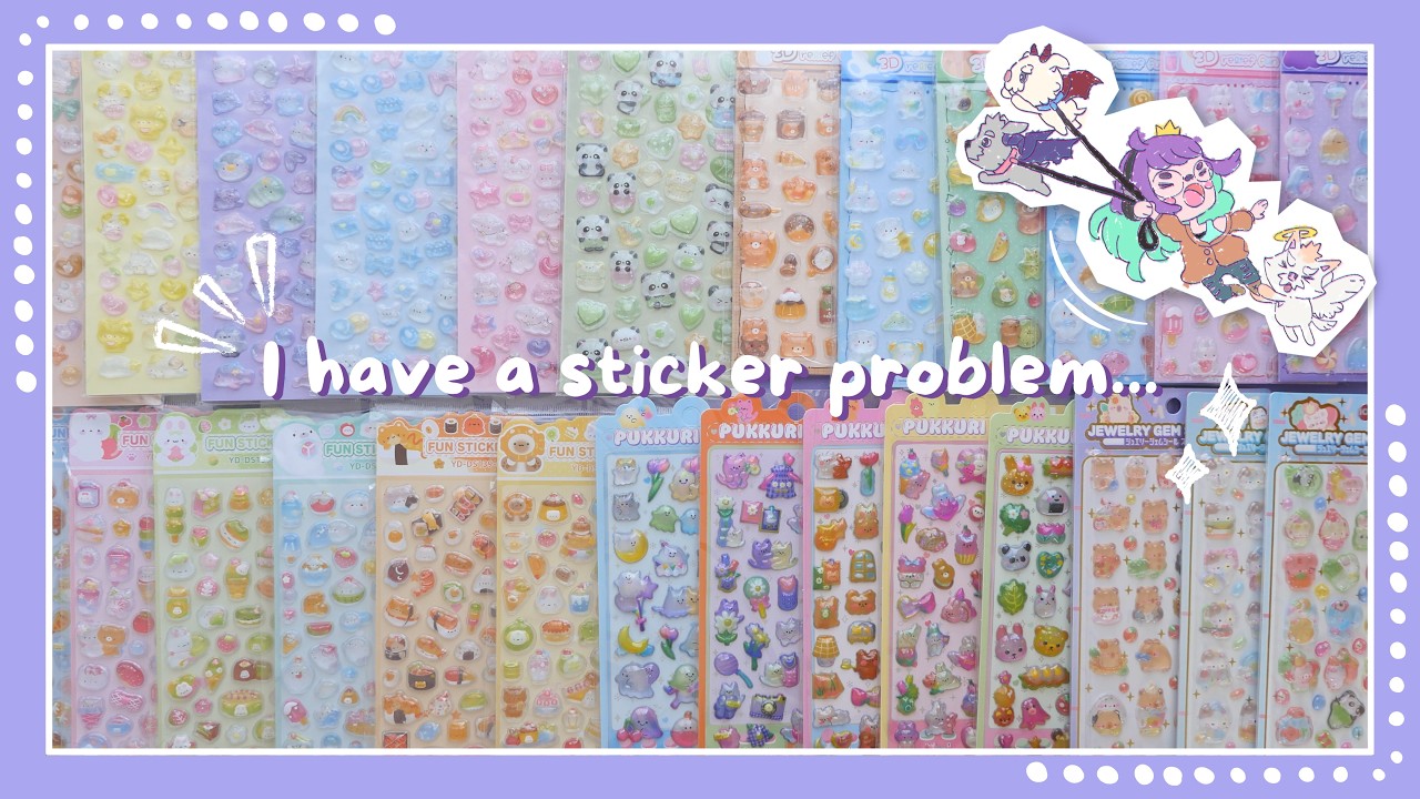 OBSESSED with 3D Stickers | March '26 Sticker Haul
