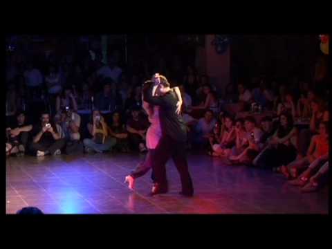  Horacio Godoy  and  Cecilia Garcia  are  dancing  to  the  tango  "  Mano A Mano  "