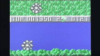 Sanxion on Commodore 64. Gameplay & Commentary