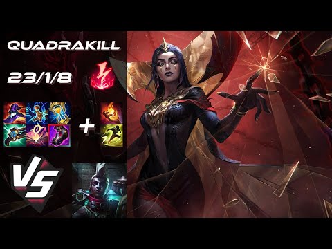 MID LeBlanc vs Ekko [QUADRAKILL] - NA Grandmaster Patch 25.21