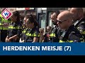 Agenten herdenken overleden meisje (7)