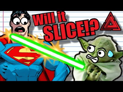 Can a LIGHTSABER Cut SUPERMAN?