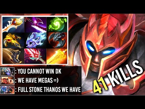 FULL STONE THANOS! EPIC Divine Rapier DK vs Megacreeps Most Craziest Game Comeback WTF Dota 2