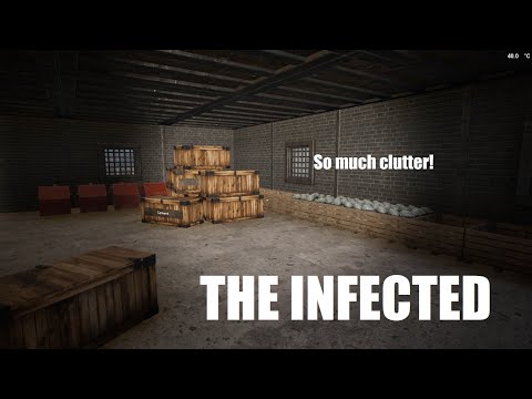 The Infected Ep. 101 - Gathering clay, making sand, making cement and ore clean up
