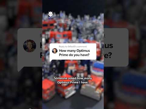 Guess how many Optimus Prime I have! #transformers #toys #robot #collection