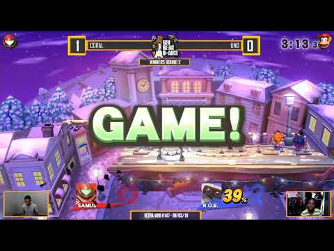 Ultra WBB #147 | Uno (Diddy) vs Coral (Samus) - Winners Round 2 - Super Smash Bros. for Wii U