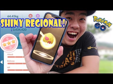 I HATCHED A SHINY REGIONAL POKEMON! POKEMON GO ULTRA BONUS WEEK!
