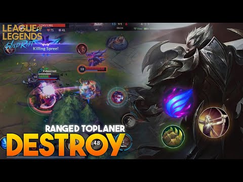 BEST DARIUS BUILD TO AGAINST RANGED TOPLANER | WILDRIFT