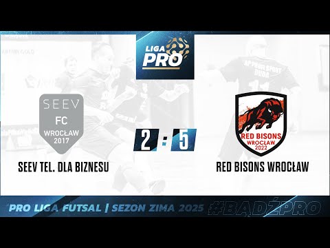 Skrót | SEEV TEL. DLA BIZNESU - RED BISONS WROCŁAW 2:5, Sezon Futsal 2025,Häfele PRO Liga,02.03.2025