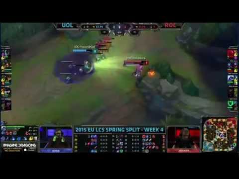 Power of Evil Brilliant Cassiopeia UOL vs ROC EU LCS Week 4 Day 1