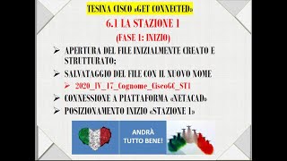 Laboratorio di tecnologie informatiche - CISCO "Get Connected": 6.1 LA STAZIONE 