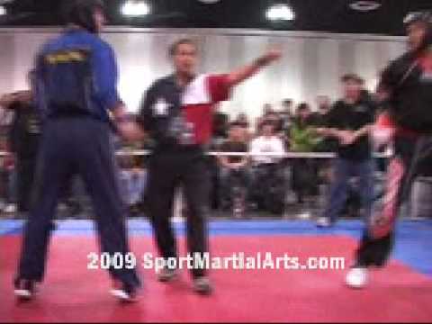 Ross Levine v Raymond Daniels - 2009 Competes - Men's team sparring