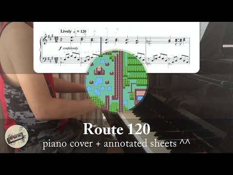 "Route 120"  (from "Pokémon RSE") || Piano Cover + Sheets! ^^