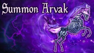 Skyrim SE - Summon Arvak - Unique Spell Guide