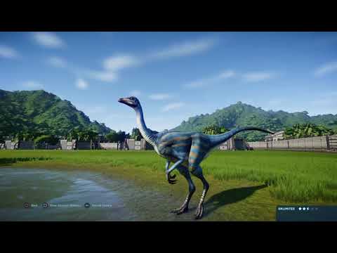 Jurassic World Evolution: Proceratosaurus vs Strutiomimus (Base Genome)