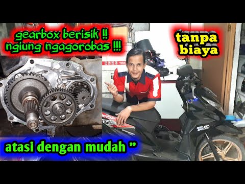 MENGAKALI GEARBOX gardan matic Berisik !!! mio beat vario dll !!! 100%WORK