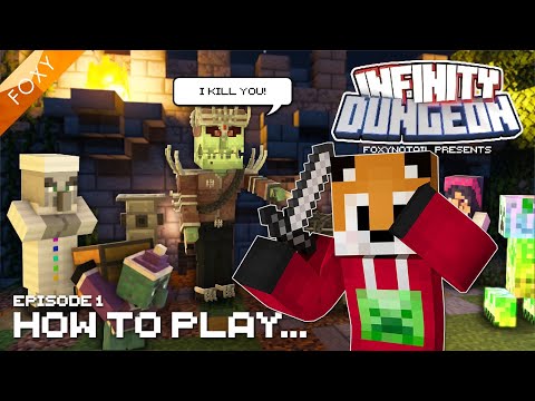 FoxyNoTail - HOW TO PLAY | Infinity Dungeon | Minecraft Bedrock Edition Adventure Map [1]