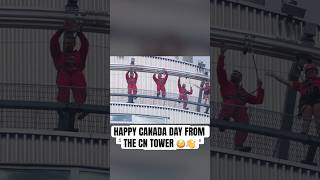 Kevin Pillar, Marco Estrada and Justin Smoak started us off from the CN Tower ???? #Toronto #BlueJays