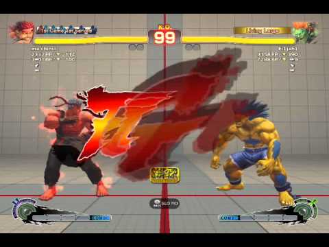 SSF4 AE PC :MA CHINUI VS CEM GULER AND OTHERS :)