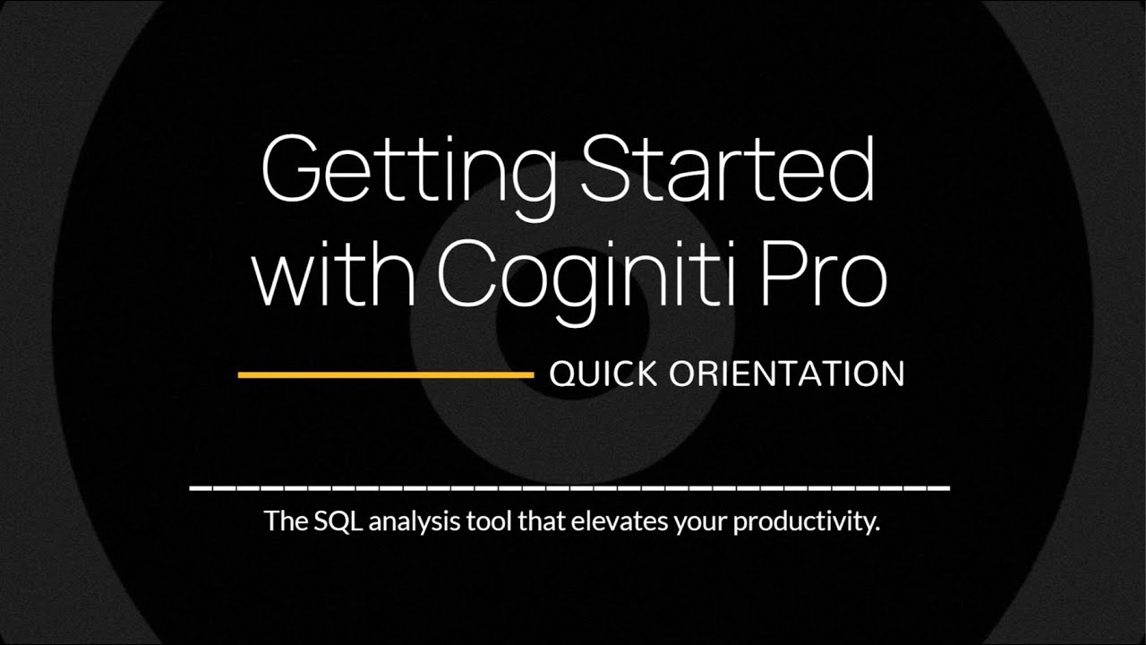 Getting Started with Coginiti Pro - SQL Data Workspace