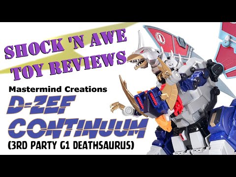 Transformers Mastermind Creations D-Zef (G1 Deathsaurus) - Toy Review
