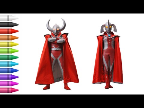 FATHER OF ULTRA & MOTHER OF ULTRA - ULTRAMAN COLORING PAGES