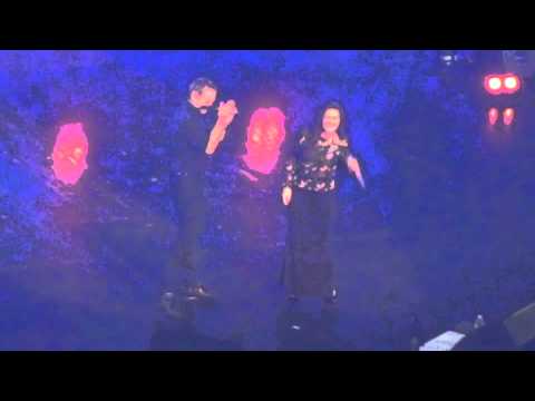 Garou with Dina Garipova in Crocus City Hall Moscow-2014.