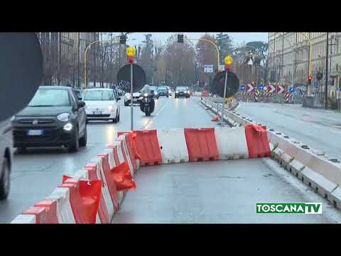 2020-12-12 FIRENZE - LAVORI PROPEDEUTICI TRAMVIA LAVAGNINI-LIBERTÀ