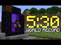 FASTEST RANKED MINECRAFT SPEEDRUN EVER