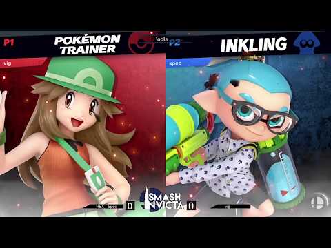 Smash na Invicta #14 - HEX Spec (Inkling) vs Vig (Pokemon Trainer) - SSBU Pools