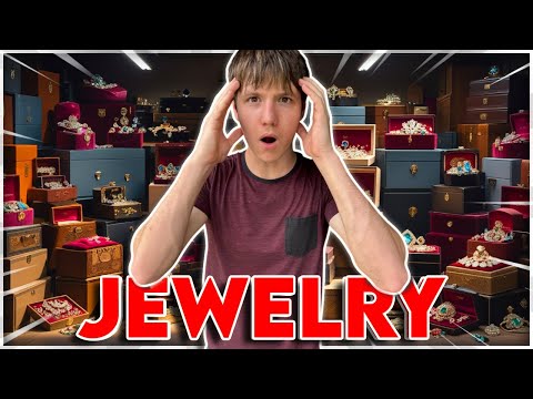 HIDDEN JEWELRY STASH FOUND IN MILIONAIRES ABANDONED STORAGE UNIT!!