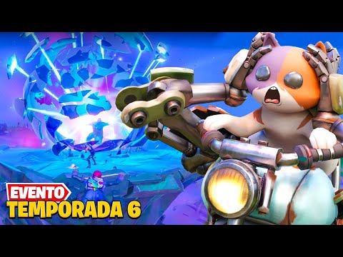 GATITO REACCIONA al *EVENTO* TEMPORADA 6 de FORTNITE *CRISIS DEL PUNTO CERO* 😱😰