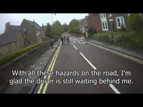 NJ59 RFX - great driving - shows the right way to share the road with cyclists