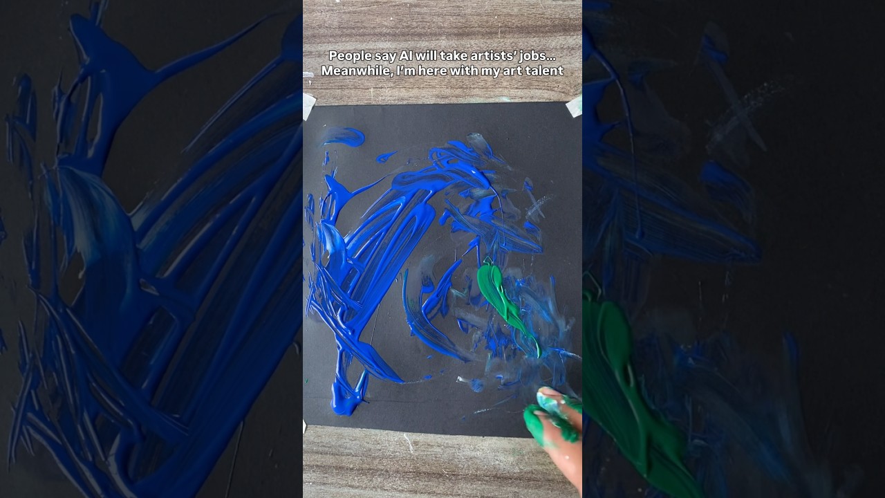 People Say AI Will Take Artists’ Jobs… Meanwhile, This Happens! 😱🎨 #ArtVsAI