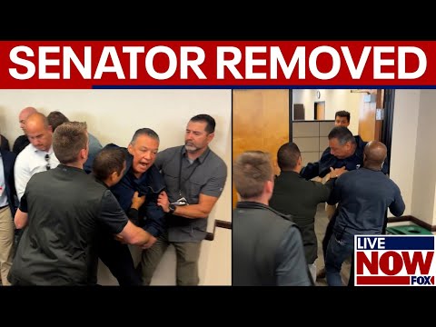 Video | WATCH: Senator Padilla thrown out of Kristi Noem press conference