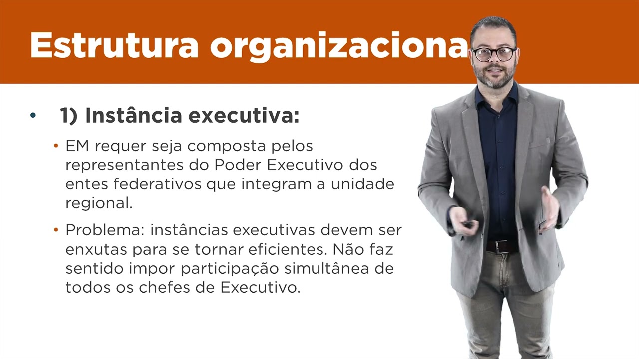 Aula 39 - Estatuto da Metrópole: Estrutura organizacional, governança e gestão plena